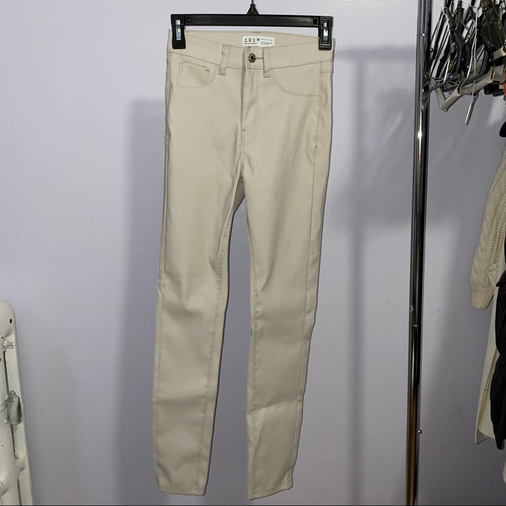NWT primark coated leather pants